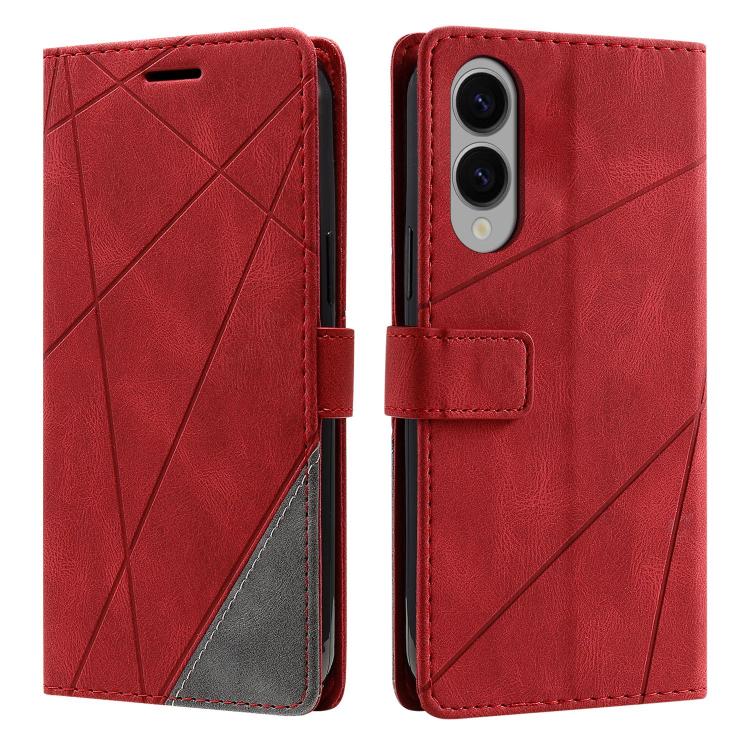 Knižkové puzdro Rhombus červené – Samsung Galaxy S25 Edge | Kryty na mobil Kryty na mobil | Knižkové puzdro Rhombus červené – Samsung Galaxy S25 Edge | Kryty na mobil