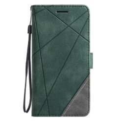 Kryty na mobil | Knižkové puzdro Rhombus zelené – Samsung Galaxy S25 Edge | Kryty na mobil