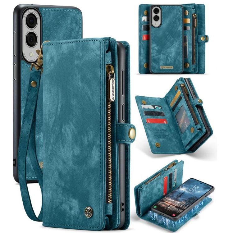 Multifunkčné peňaženkové puzdro CaseMe Detachable modré – Samsung Galaxy S25 Edge | Kryty na mobil Kryty na mobil | Multifunkčné peňaženkové puzdro CaseMe Detachable modré – Samsung Galaxy S25 Edge | Kryty na mobil