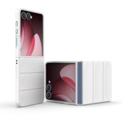 Kryty na mobil | Odolný kryt Magic Shield biely – Samsung Galaxy Z Flip 7 | Kryty na mobil