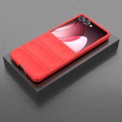 Kryty na mobil | Odolný kryt Magic Shield červený – Samsung Galaxy Z Flip 7 | Kryty na mobil