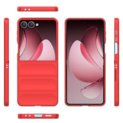Kryty na mobil | Odolný kryt Magic Shield červený – Samsung Galaxy Z Flip 7 | Kryty na mobil