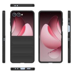 Kryty na mobil | Odolný kryt Magic Shield čierny – Samsung Galaxy Z Flip 7 | Kryty na mobil