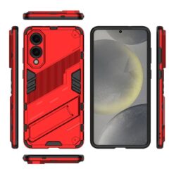Kryty na mobil | Odolný Kryt Punk armor case červený – Samsung Galaxy S25 Edge | Kryty na mobil