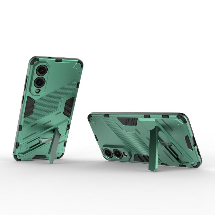 Odolný Kryt Punk armor case zelený – Samsung Galaxy S25 Edge | Kryty na mobil Kryty na mobil | Odolný Kryt Punk armor case zelený – Samsung Galaxy S25 Edge | Kryty na mobil