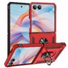 Odolný Kryt Ring Armor case bledoružový – Samsung Galaxy Z Flip 7 | Kryty na mobil Kryty na mobil | Odolný Kryt Ring Armor case bledoružový – Samsung Galaxy Z Flip 7 | Kryty na mobil