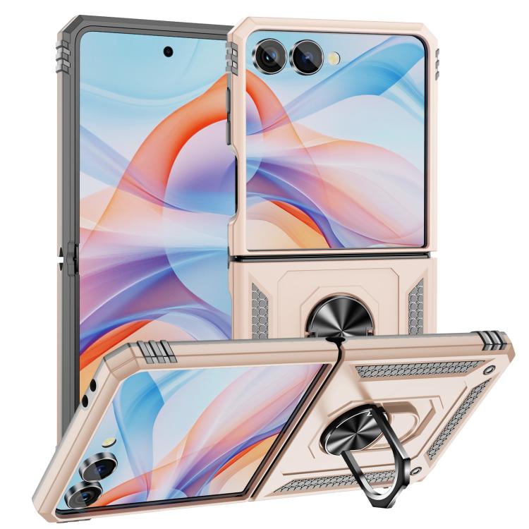 Odolný Kryt Ring Armor case bledoružový – Samsung Galaxy Z Flip 7 | Kryty na mobil Kryty na mobil | Odolný Kryt Ring Armor case bledoružový – Samsung Galaxy Z Flip 7 | Kryty na mobil