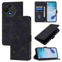 Peňaženkové puzdro Embossing Pattern Square čierne – TCL 60 SE Nxtpaper | Kryty na mobil Kryty na mobil | Peňaženkové puzdro Embossing Pattern Square čierne – TCL 60 SE Nxtpaper | Kryty na mobil