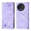 Kryty na mobil | Peňaženkové puzdro Embossing Pattern Square zelené – TCL 60 SE Nxtpaper | Kryty na mobil