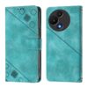 Kryty na mobil | Peňaženkové puzdro Embossing Pattern Square fialové – TCL 60 SE Nxtpaper | Kryty na mobil