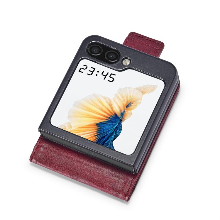 Peňaženkové puzdro Imeeke červené – Samsung Galaxy Z Flip 7 | Kryty na mobil Kryty na mobil | Peňaženkové puzdro Imeeke červené – Samsung Galaxy Z Flip 7 | Kryty na mobil