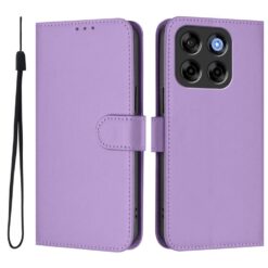 Kryty na mobil | Peňaženkové puzdro Solid fialové – ZTE Blade V70 Vita | Kryty na mobil