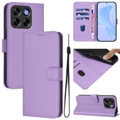 Peňaženkové puzdro Solid fialové – ZTE Blade V70 Vita | Kryty na mobil Kryty na mobil | Peňaženkové puzdro Solid fialové – ZTE Blade V70 Vita | Kryty na mobil