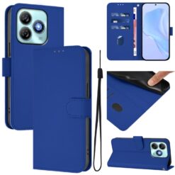 Kryty na mobil | Peňaženkové puzdro Solid modré – ZTE Blade A75 4G | Kryty na mobil
