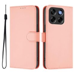 Peňaženkové puzdro Solid ružové – ZTE Blade V70 Vita