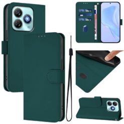 Kryty na mobil | Peňaženkové puzdro Solid zelené – ZTE Blade A75 4G | Kryty na mobil
