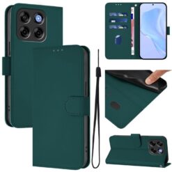 Kryty na mobil | Peňaženkové puzdro Solid zelené – ZTE Blade V70 Vita | Kryty na mobil