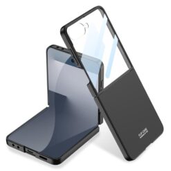 Kryty na mobil | Plastový kryt GKK Ultra-thin čierny – Samsung Galaxy Z Flip 7 | Kryty na mobil