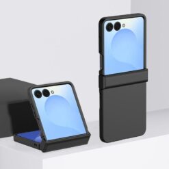 Plastový kryt Solid Color Case čierny – Samsung Galaxy Z Flip 7