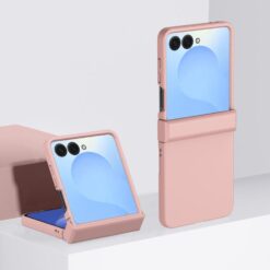 Plastový kryt Solid Color Case ružový – Samsung Galaxy Z Flip 7