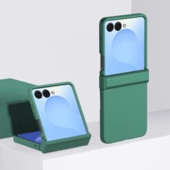 Kryty na mobil | Plastový kryt Solid Color Case tmavozelený – Samsung Galaxy Z Flip 7 | Kryty na mobil