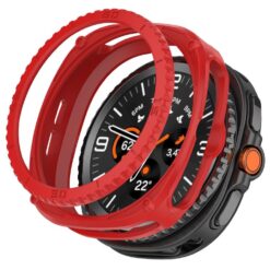 Puzdro Gear case červené pre Samsung Galaxy Watch 8 Classic 46mm
