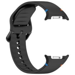 Kryty na mobil | Remienok Smooth Wristband čierny pre Samsung Galaxy Watch 8 Classic 46mm / Watch 8 44mm / Watch 8 40mm / Watch 9 40mm / Watch 9 44mm | Kryty na mobil