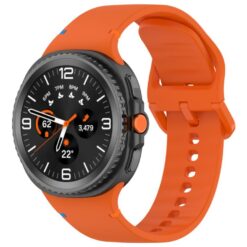 Remienok Smooth Wristband oranžový pre Samsung Galaxy Watch 8 Classic 46mm / Watch 8 44mm / Watch 8 40mm / Watch 9 40mm / Watch 9 44mm
