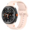 Kryty na mobil | Remienok Smooth Wristband oranžový pre Samsung Galaxy Watch 8 Classic 46mm / Watch 8 44mm / Watch 8 40mm / Watch 9 40mm / Watch 9 44mm | Kryty na mobil