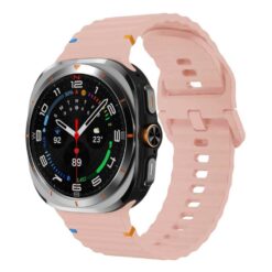 Remienok Techno Wristband ružový pre Samsung Galaxy Watch 8 Classic 46mm / Watch 8 44mm / Watch 8 40mm / Watch 9 40mm / Watch 9 44mm