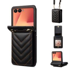 Kryty na mobil | Kryt Arrow Case čierny – Samsung Galaxy Z Flip 7 | Kryty na mobil