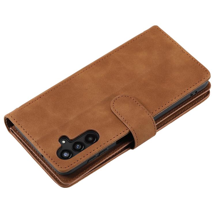 Multifunkčné peňaženkové puzdro Nine-Card Case hnedé – Samsung Galaxy A17 5G | Kryty na mobil Kryty na mobil | Multifunkčné peňaženkové puzdro Nine-Card Case hnedé – Samsung Galaxy A17 5G | Kryty na mobil