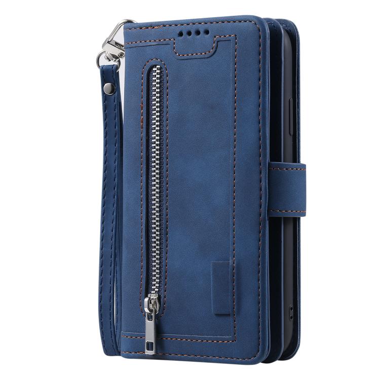 Multifunkčné peňaženkové puzdro Nine-Card Case modré – Samsung Galaxy A17 5G | Kryty na mobil Kryty na mobil | Multifunkčné peňaženkové puzdro Nine-Card Case modré – Samsung Galaxy A17 5G | Kryty na mobil