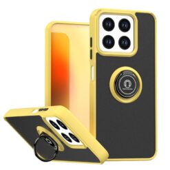 Odolný kryt Shadow Ring case žltý – ZTE Blade A35 / A55