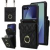 Peňaženkové puzdro Diamond Card case biele – Samsung Galaxy Z Flip 7 | Kryty na mobil Kryty na mobil | Peňaženkové puzdro Diamond Card case biele – Samsung Galaxy Z Flip 7 | Kryty na mobil