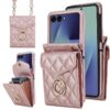 Peňaženkové puzdro Diamond Card case fialové – Samsung Galaxy Z Flip 7 | Kryty na mobil Kryty na mobil | Peňaženkové puzdro Diamond Card case fialové – Samsung Galaxy Z Flip 7 | Kryty na mobil