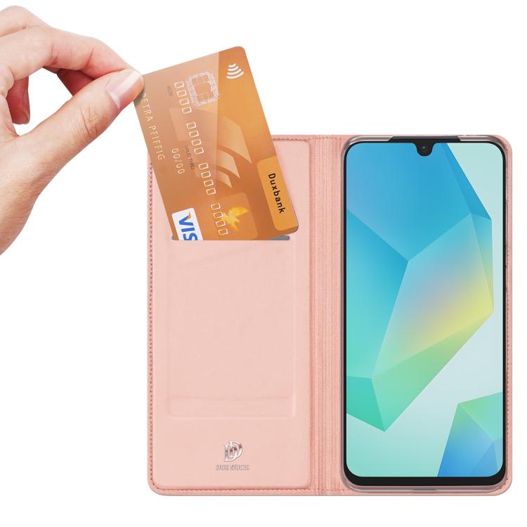 Peňaženkové puzdro Dux Ducis Skin Pro ružové – Samsung Galaxy A17 5G | Kryty na mobil Kryty na mobil | Peňaženkové puzdro Dux Ducis Skin Pro ružové – Samsung Galaxy A17 5G | Kryty na mobil