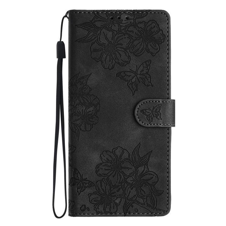 Peňaženkové puzdro Embossing Pattern Motýľ čierne – Samsung Galaxy A17 5G | Kryty na mobil Kryty na mobil | Peňaženkové puzdro Embossing Pattern Motýľ čierne – Samsung Galaxy A17 5G | Kryty na mobil
