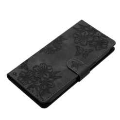 Peňaženkové puzdro Embossing Pattern Motýľ čierne – Samsung Galaxy A17 5G | Kryty na mobil Kryty na mobil | Peňaženkové puzdro Embossing Pattern Motýľ čierne – Samsung Galaxy A17 5G | Kryty na mobil