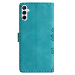Kryty na mobil | Peňaženkové puzdro Embossing Pattern Motýľ zelené – Samsung Galaxy A17 5G | Kryty na mobil