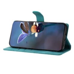 Kryty na mobil | Peňaženkové puzdro Embossing Pattern Motýľ zelené – Samsung Galaxy A17 5G | Kryty na mobil