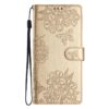 Kryty na mobil | Peňaženkové puzdro Embossing Pattern Motýľ ružové – Samsung Galaxy A17 5G | Kryty na mobil