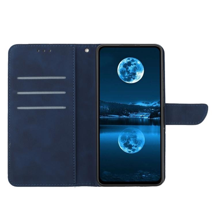 Peňaženkové puzdro Embossing Pattern Stitchy case modré – Samsung Galaxy A17 5G | Kryty na mobil Kryty na mobil | Peňaženkové puzdro Embossing Pattern Stitchy case modré – Samsung Galaxy A17 5G | Kryty na mobil