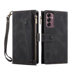 Peňaženkové puzdro Eseble Zip Wallet case čierne – Samsung Galaxy A17 5G