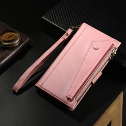 Kryty na mobil | Peňaženkové puzdro Eseble Zip Wallet case ružové – Samsung Galaxy A17 5G | Kryty na mobil