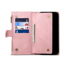 Kryty na mobil | Peňaženkové puzdro Eseble Zip Wallet case ružové – Samsung Galaxy A17 5G | Kryty na mobil