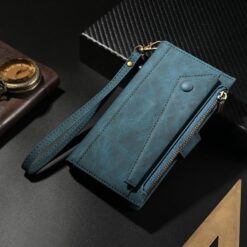 Kryty na mobil | Peňaženkové puzdro Eseble Zip Wallet case zelené – Samsung Galaxy A17 5G | Kryty na mobil