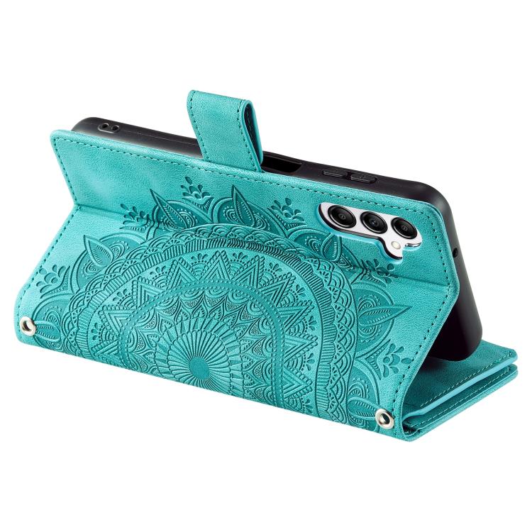 Peňaženkové puzdro Mandala zip case zelené – Samsung Galaxy A17 5G | Kryty na mobil Kryty na mobil | Peňaženkové puzdro Mandala zip case zelené – Samsung Galaxy A17 5G | Kryty na mobil