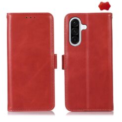 Kryty na mobil | Peňaženkové puzdro RFID Leather case červené – Samsung Galaxy A17 5G | Kryty na mobil