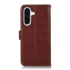 Kryty na mobil | Peňaženkové puzdro RFID Leather case hnedé – Samsung Galaxy A17 5G | Kryty na mobil